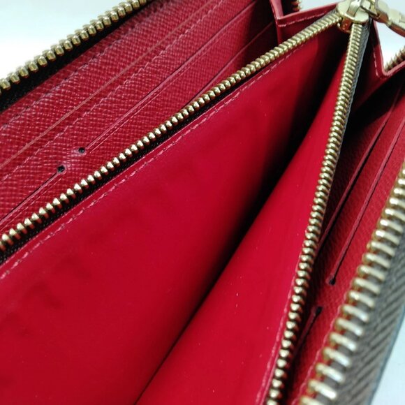 Authentic Louis Vuitton Long Wallet Brown Damier mn377-021526 - Picture 7 of 9